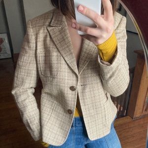 Vintage tweed blazer